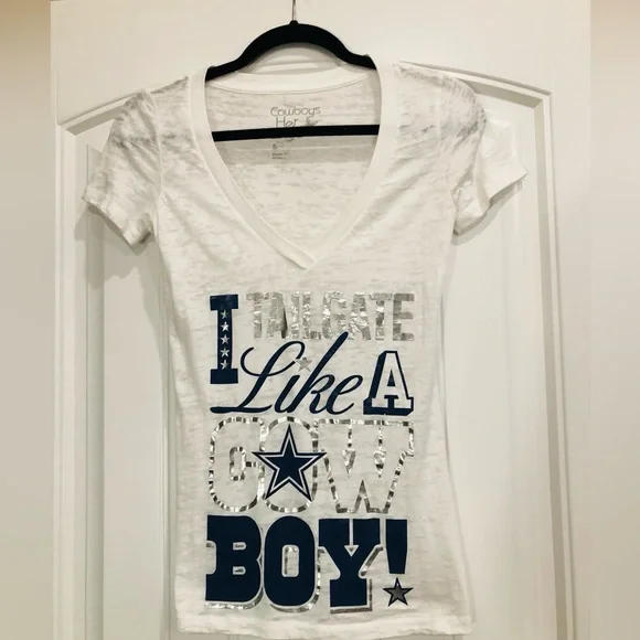 Women’s Dallas Cowboys sheer team t-shirt, size S - Picture 1 of 4